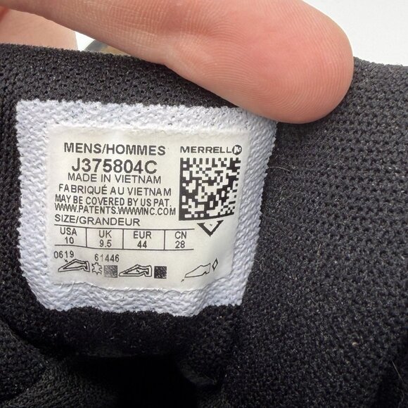 Merrell Mens Deverta Mid Vent J375804C Brown Waterproof Hiking Boot Size 10 - Picture 8 of 8